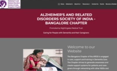 Website of the ARDSI Bangalore Chapter