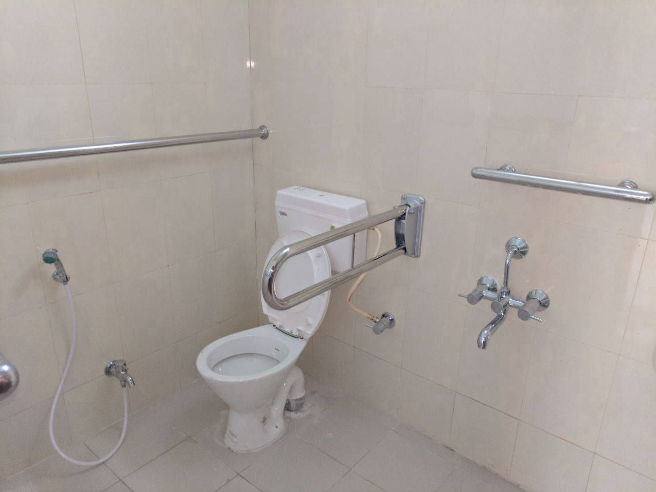 NMT's Day Care Centre at Hyderabad has a senior-friendly toilet