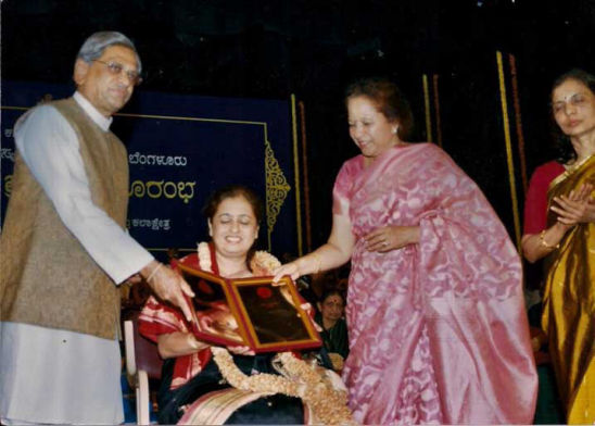 Kannada Rajyotsava Award presented to Nightingales Medical Trust